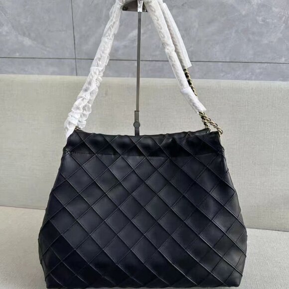 Tory burch!Fleming soft leather drawcord backpack! Tote bag! - Picture 2 of 7